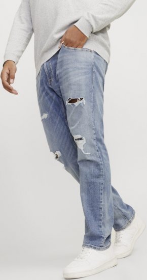 Jack & Jones GLENN CB 625 Jeans Blue Denim - Kavbojke & hlače - Moške Kavbojke in Hlače za Močnejše Postave