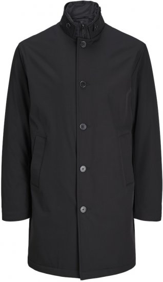 Jack & Jones REMY Windproof Water-resistant Softshell Jacket Black - Jakne - Moške bunde za Močnejše Postave