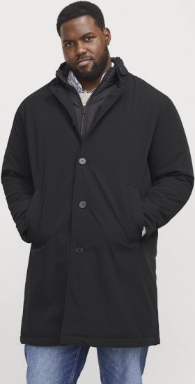 Jack & Jones REMY Windproof Water-resistant Softshell Jacket Black - Jakne - Moške bunde za Močnejše Postave