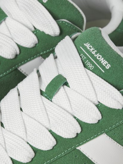 Jack & Jones Miles SYN Suede Sneakers Verdant Green - Moški čevlji 40-52 - 