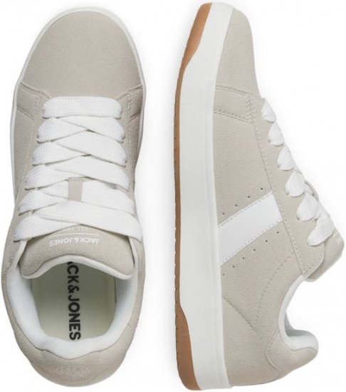 Jack & Jones Miles SYN Suede Sneakers Beige - Moški čevlji 40-52 - 