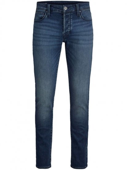 Jack & Jones Glenn Icon SQ 422 Jeans Blue Denim - Kavbojke & hlače - Moške Kavbojke in Hlače za Močnejše Postave