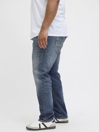 Jack & Jones Mike Fox CB 082 Jeans Blue Denim - Kavbojke & hlače - Moške Kavbojke in Hlače za Močnejše Postave