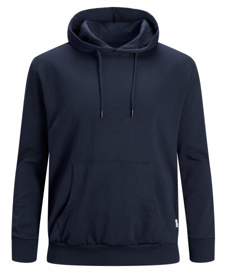 Jack & Jones Basic Sweat Hood Navy Blazer - Puloverji & jopice - Moški Puloverji & Jopice za Močnejše Postave
