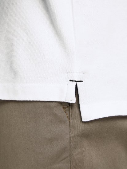 Jack & Jones PAULOS Short Sleeve Polo White/PS - Polo majice - Moške Polo Majice za Močnejše Postave