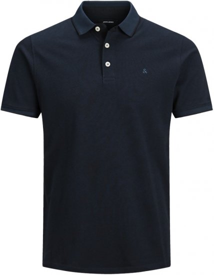 Jack & Jones PAULOS Short Sleeve Polo Dark Navy/PS - Polo majice - Moške Polo Majice za Močnejše Postave