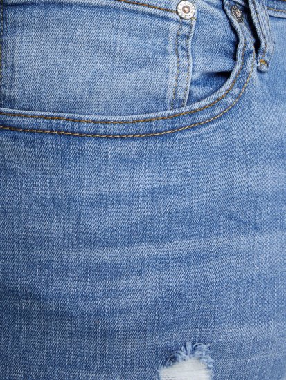 Jack & Jones Liam Jeans Blue Denim - Kavbojke & hlače - Moške Kavbojke in Hlače za Močnejše Postave