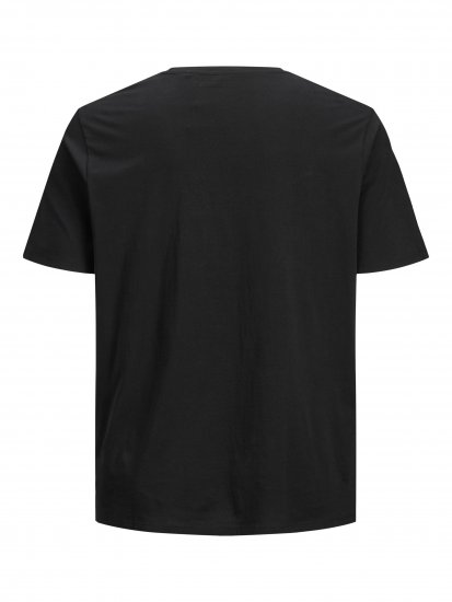 Jack & Jones Organic Basic T-shirt Black - Kratke Majice - Moške kratke majice za močnejše postave