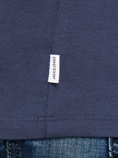 Jack & Jones Organic Basic T-shirt Navy Blazer - Kratke Majice - Moške kratke majice za močnejše postave