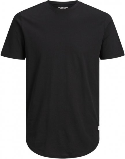 Jack & Jones NOA Crew Neck T-Shirt Black - Kratke Majice - Moške kratke majice za močnejše postave