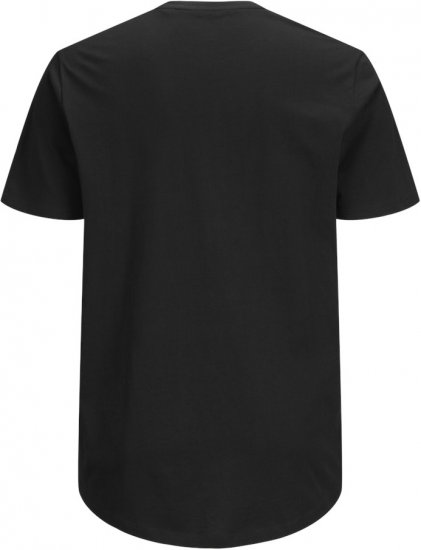 Jack & Jones NOA Crew Neck T-Shirt Black - Kratke Majice - Moške kratke majice za močnejše postave