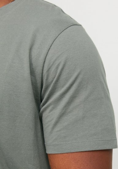 Jack & Jones NOA Crew Neck T-Shirt Grey - Kratke Majice - Moške kratke majice za močnejše postave