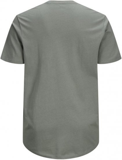 Jack & Jones NOA Crew Neck T-Shirt Grey - Kratke Majice - Moške kratke majice za močnejše postave