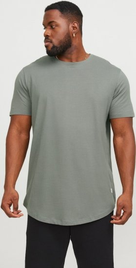 Jack & Jones NOA Crew Neck T-Shirt Grey - Kratke Majice - Moške kratke majice za močnejše postave