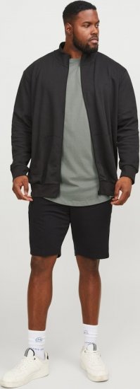 Jack & Jones NOA Crew Neck T-Shirt Grey - Kratke Majice - Moške kratke majice za močnejše postave
