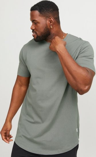 Jack & Jones NOA Crew Neck T-Shirt Grey - Kratke Majice - Moške kratke majice za močnejše postave