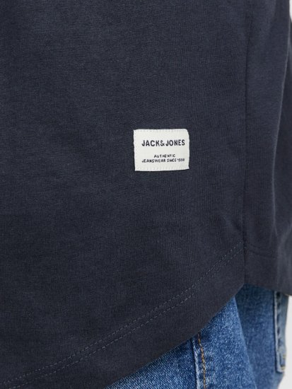 Jack & Jones NOA Crew Neck T-Shirt Navy Blazer - Kratke Majice - Moške kratke majice za močnejše postave