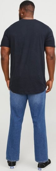 Jack & Jones NOA Crew Neck T-Shirt Navy Blazer - Kratke Majice - Moške kratke majice za močnejše postave