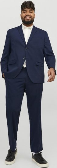 Jack & Jones FRANCO Suit Dark Navy - Obleke - Velike številke oblek za moške