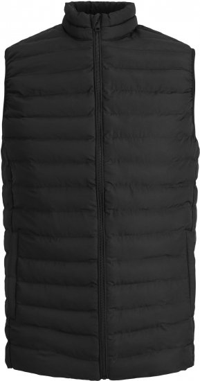 Jack & Jones JJERECYCLE BODYWARMER Black - Jakne - Moške bunde za Močnejše Postave