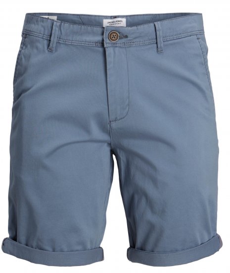 Jack & Jones JPSTBOWIE Chino Shorts Flint Stone - Kratke hlače - Moške Kratke Hlače za Močnejše Postave