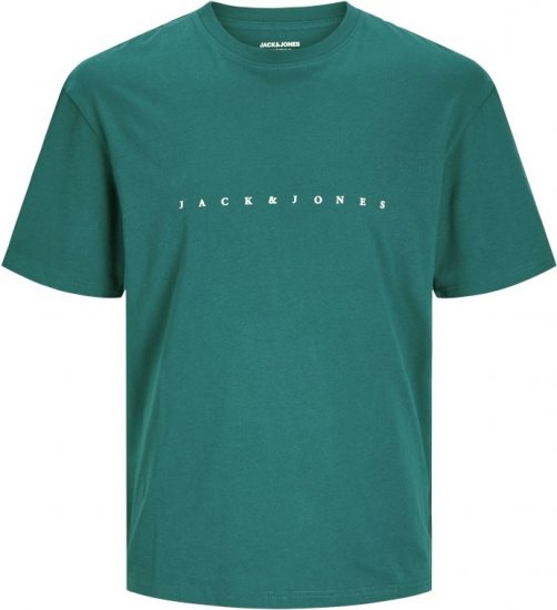 Jack & Jones STAR T-Shirt Deep Teal - Kratke Majice - Moške kratke majice za močnejše postave
