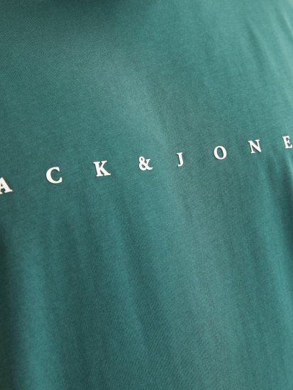 Jack & Jones STAR T-Shirt Deep Teal - Kratke Majice - Moške kratke majice za močnejše postave