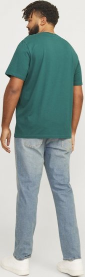 Jack & Jones STAR T-Shirt Deep Teal - Kratke Majice - Moške kratke majice za močnejše postave