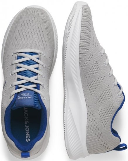 Jack & Jones Croxley Sneakers Grey/Monaco Blue - Moški čevlji 40-52 - 