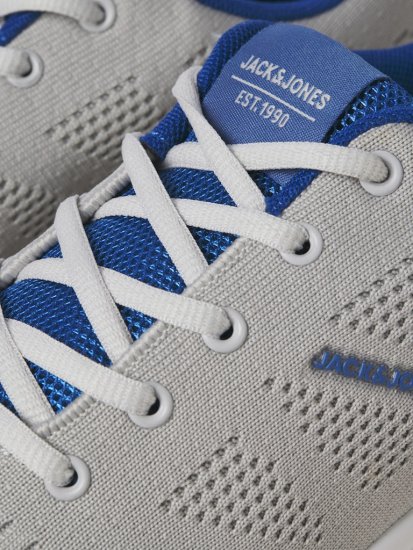 Jack & Jones Croxley Sneakers Grey/Monaco Blue - Moški čevlji 40-52 - 