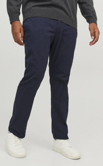 Jack & Jones JPSTMARCO JJDAVE Chinos Navy Blazer - Kavbojke & hlače - Moške Kavbojke in Hlače za Močnejše Postave