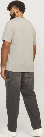 Jack & Jones LEGACY BLOCKING T-Shirt Beige - Kratke Majice - Moške kratke majice za močnejše postave