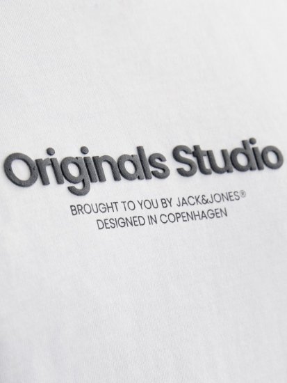 Jack & Jones ESTERBRO T-Shirt Bright White - Kratke Majice - Moške kratke majice za močnejše postave