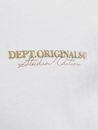 Jack & Jones Lington Crew Neck T-Shirt Bright White - Kratke Majice - Moške kratke majice za močnejše postave