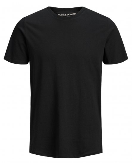 Jack & Jones Organic Basic T-shirt Black - Kratke Majice - Moške kratke majice za močnejše postave
