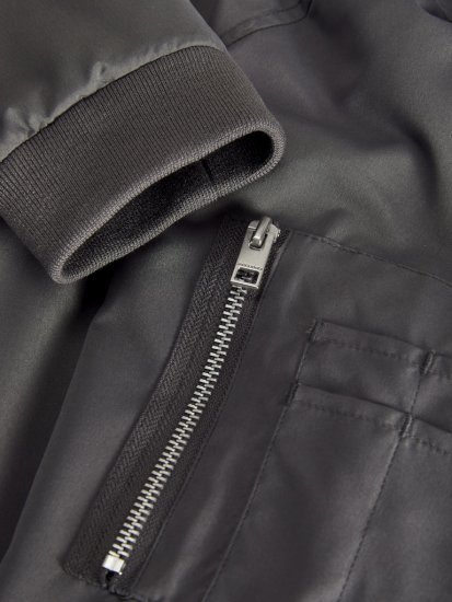 Jack & Jones RUSH Bomber Jacket Grey - Jakne - Moške bunde za Močnejše Postave