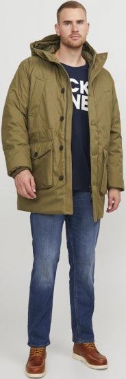 Jack & Jones CORP Logo T-Shirt Navy Blazer - Kratke Majice - Moške kratke majice za močnejše postave