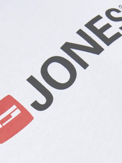 Jack & Jones JJECORP LOGO T-Shirt White - Kratke Majice - Moške kratke majice za močnejše postave