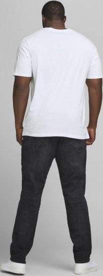 Jack & Jones JJECORP LOGO T-Shirt White - Kratke Majice - Moške kratke majice za močnejše postave