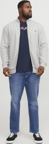 Jack & Jones Corp Logo Crew Neck T-Shirt Navy Blazer - Kratke Majice - Moške kratke majice za močnejše postave