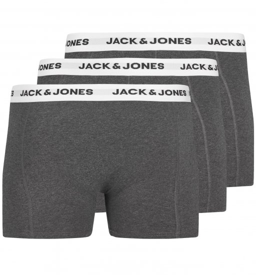 Jack & Jones JACBASIC Boxers 3-pack Grey - Spodnje perilo & kopalne hlače - Moško Spodnje Perilo za močnejše postave