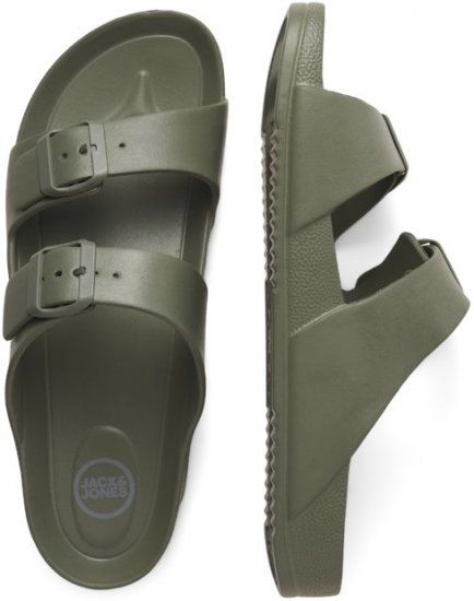 Jack & Jones Croxton Moulded Sandals Khaki - Moški čevlji 40-52 - 