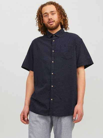 Jack & Jones JORABEL Casual Shirt Navy - Srajce - Moške srajce za Močnejše Postave