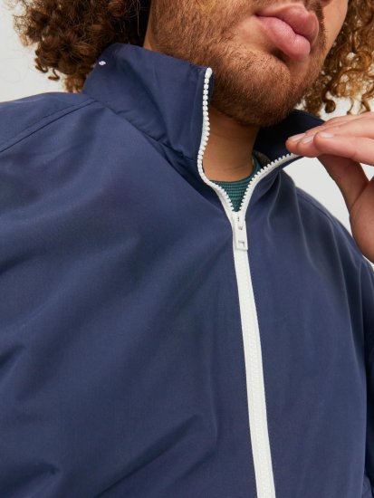 Jack & Jones JORLUKE Light Bomber Jacket Navy - Jakne - Moške bunde za Močnejše Postave