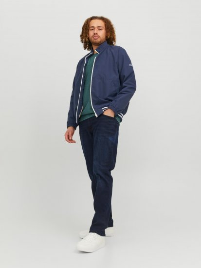 Jack & Jones JORLUKE Light Bomber Jacket Navy - Jakne - Moške bunde za Močnejše Postave