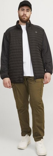 Jack & Jones PAULOS T-Shirt White - Kratke Majice - Moške kratke majice za močnejše postave