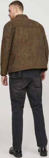 Jack & Jones ROCKY Jacket Brown - Jakne - Moške bunde za Močnejše Postave