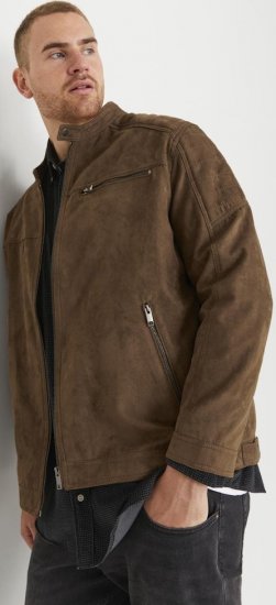 Jack & Jones ROCKY Jacket Brown - Jakne - Moške bunde za Močnejše Postave