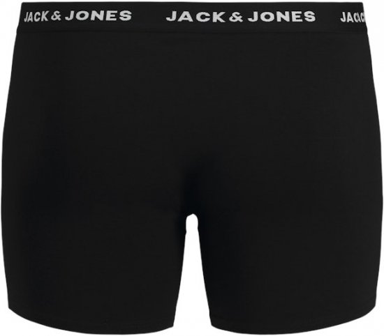 Jack & Jones HUEY Trunks 5-Pack Black - Spodnje perilo & kopalne hlače - Moško Spodnje Perilo za močnejše postave