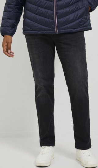 Jack & Jones GLENN FOX GE 147 Jeans Black Denim - Kavbojke & hlače - Moške Kavbojke in Hlače za Močnejše Postave